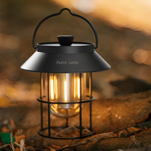 USB Rechargeable Dimmable LED Hanging Stand Portable Outdoor Lanterns - Image 4