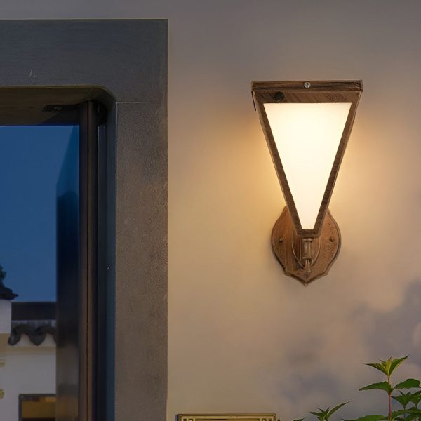 Industrial Tapered Dimmable Plug-in Solar Waterproof LED Outdoor Wall Lighting - Image 3