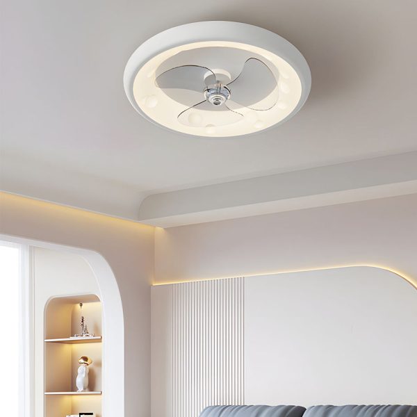 Remote Controlled Modern 4-Speed LED Ceiling Fan Lamp, 3 Blades - Image 3