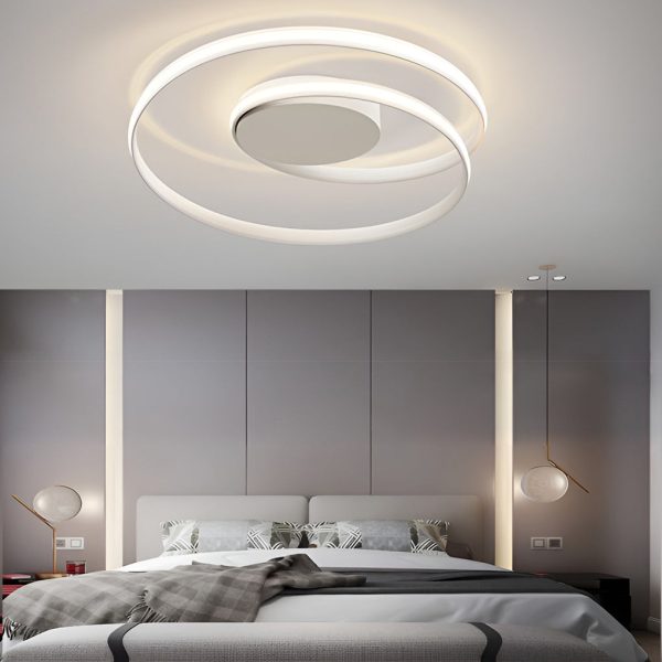 Circular Stepless Dimming LED Modern Ceiling Lights Flush Mount Lighting - Image 2