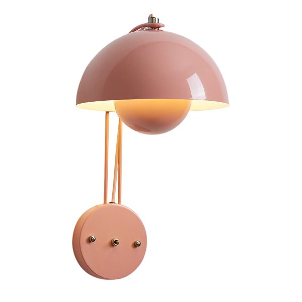 Creative Circular Three Step Dimming Nordic Round Wall Sconce Wall Lamp - Image 8