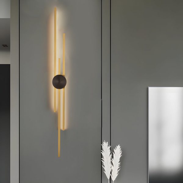 Modern Linear Wall Lamp Minimalist 2 Color Metal Wall Light - Image 5