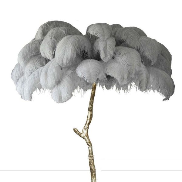 O'Moore Nordic Luxury Unique Ostrich Feather Floor Lamp/Table Lamp - Image 23