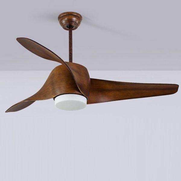 52 Inches Creative Intelligent Timing Three-color Dimming Ceiling Fan Light - Image 6