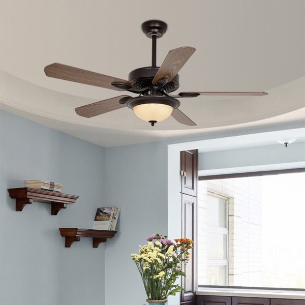 52 Inches Variable Frequency Mute Intelligent Timing Remote Control Ceiling Fan Light - Image 4
