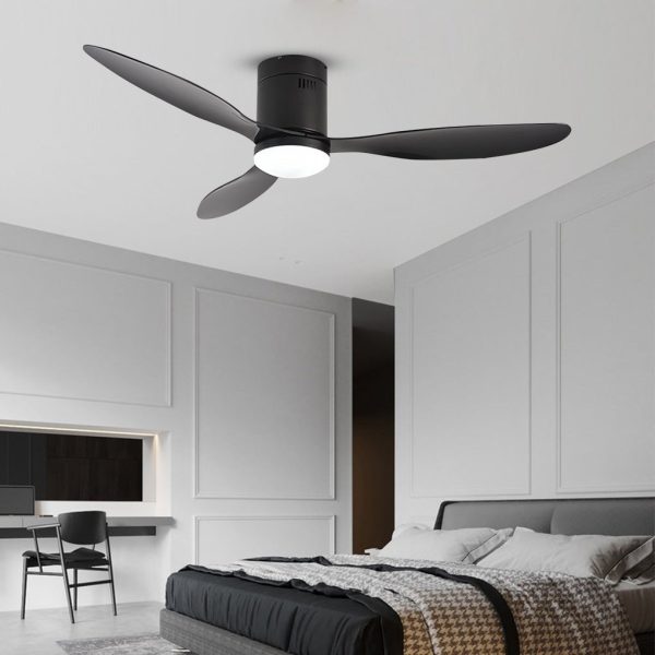 52 Inches Variable Frequency Three-color Dimming LED Ceiling Fan Light with Remote Control - Image 3