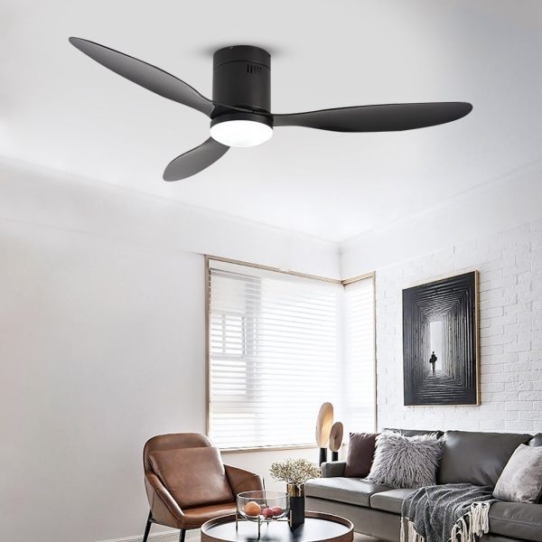 52 Inches Variable Frequency Three-color Dimming LED Ceiling Fan Light with Remote Control - Image 4
