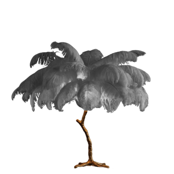 O'Moore Nordic Luxury Unique Ostrich Feather Floor Lamp/Table Lamp - Image 55