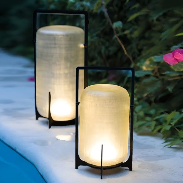 Portable Lantern Shaped Acrylic Waterproof LED Modern Outdoor Lights - Image 4