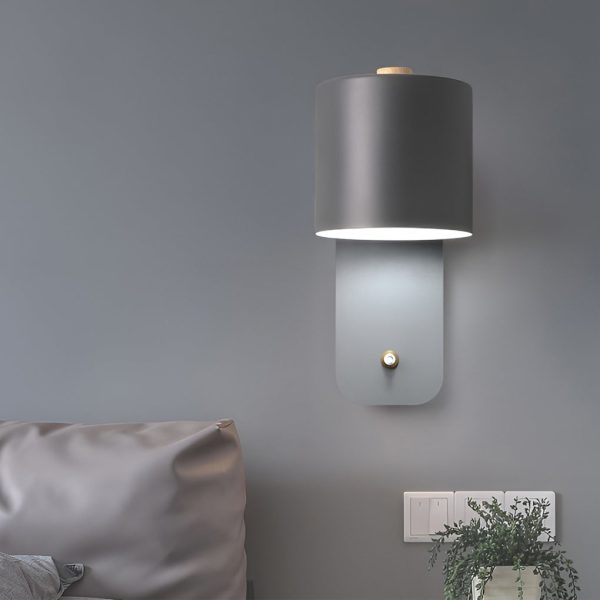 Creative Adjustable Round Nordic Wall Sconce Lighting Wall Lamp - Image 3
