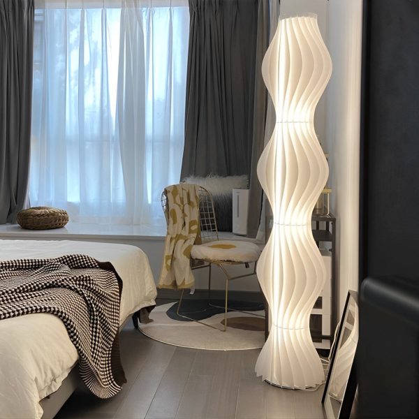 Modern Coastal LED Wavy Floor Lamp - Image 7