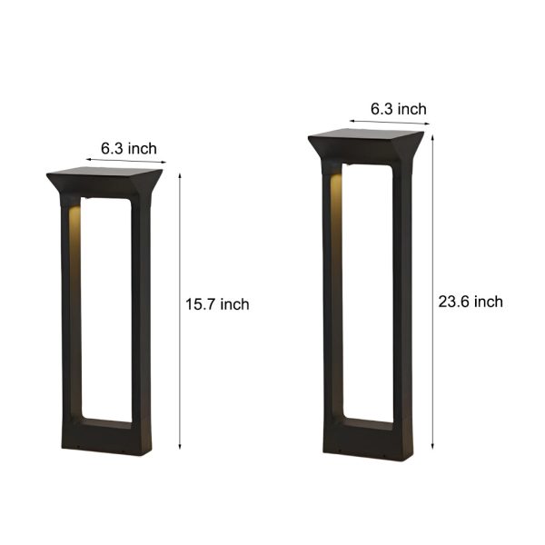 Elegant Door-Shaped LED Solar Pathway Lights - Image 5