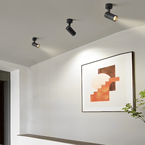Up and Down Adjustable Round LED Ceiling Mounted Minimalist Spotlight - Image 3