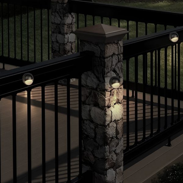 Hallf Moon 12-36V Low Voltage LED Deck Downward Lighting Wall Mounted Step Lights - Image 5