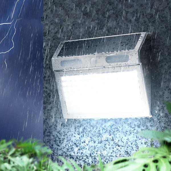 Rectangular Waterproof LED Motion Sensor Solar Wall Lights Outdoor Wall Lamp - Image 10