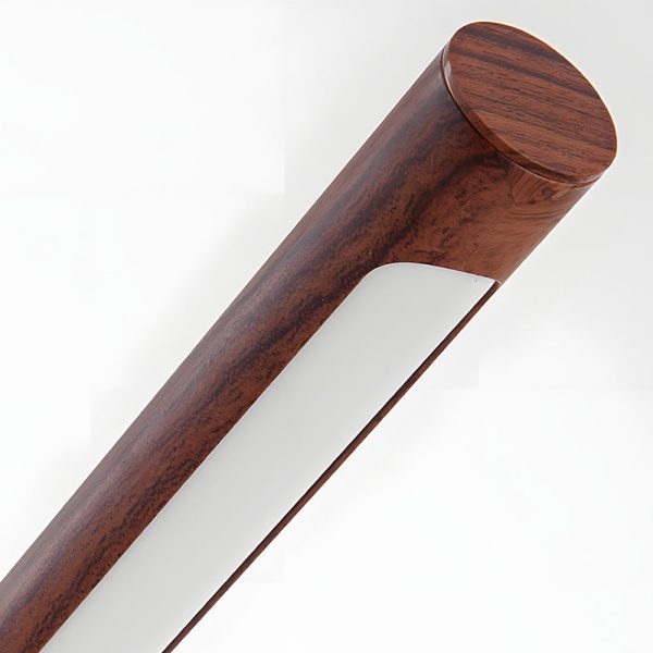 Minimalist Linear Wood LED Desk Lamp with USB Port and Dimmable Light Bar - Image 5