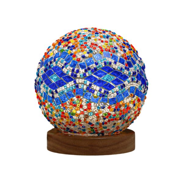Stained Glass Table Lamp - Mosaic LED Lamp - Image 15