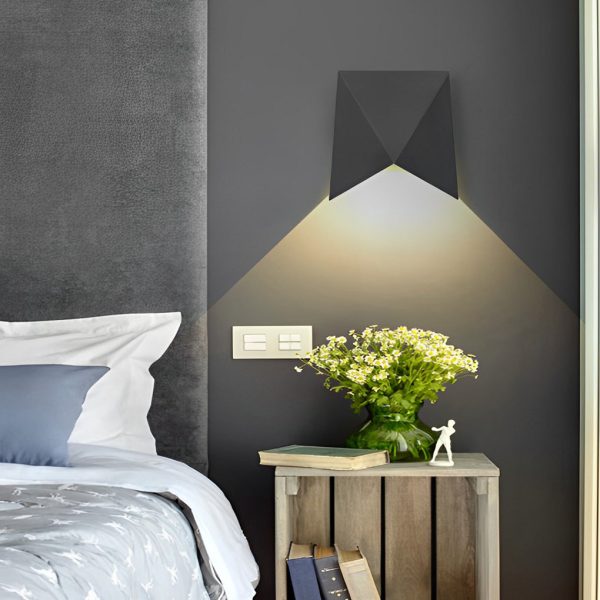 Creative Geometric LED 5W Waterproof Aluminum Modern Wall Sconces - Image 2