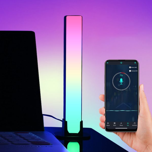 Smart APP Multi Color Ambient Lamp LED RGB Stick Table Lamp - Image 7