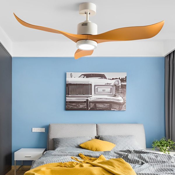 3 Blades Mute Intelligent with Remote LED Nordic Ceiling Fans Lamp - Image 4