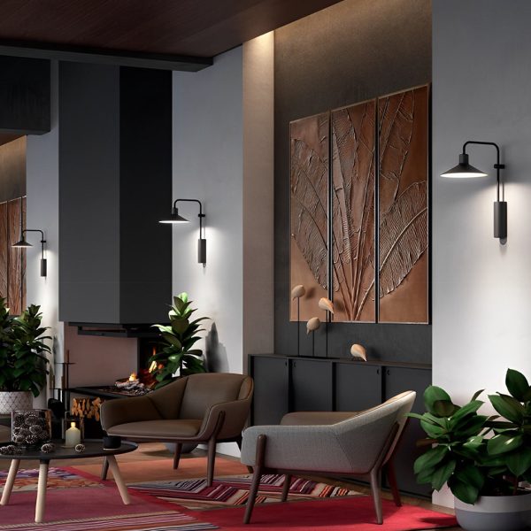 Waterproof LED Creative Modern Outdoor Wall Lamp Swing Arm Wall Sconces - Image 6