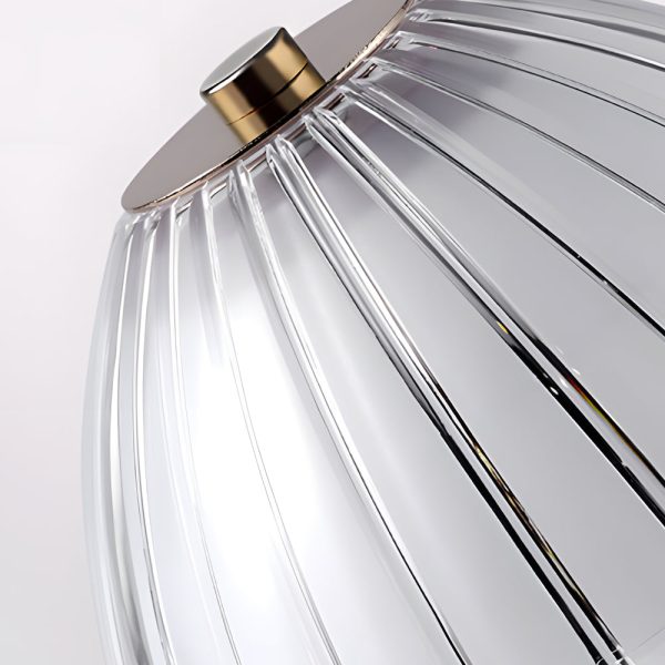 Battery Operated LED Brushed Brass Metal Table Lamp - Image 5