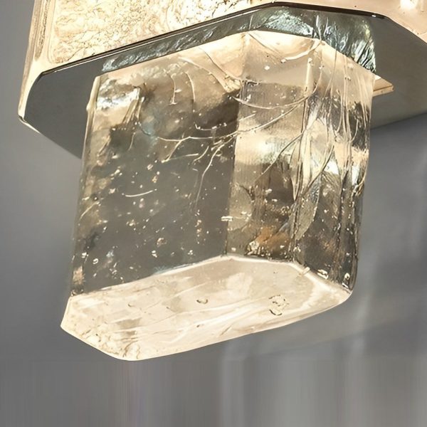 Minimalist Electroplated Crystal Glass LED Post-modern Wall Sconce Lighting - Image 6