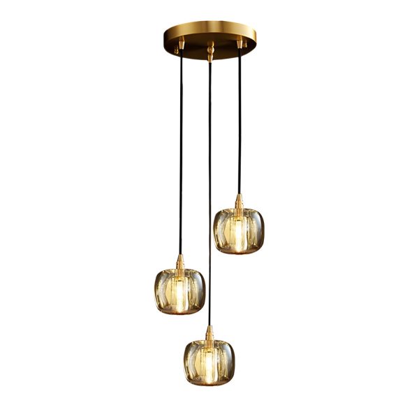 Long Spiral Cubes Crystal Pendant Light Dimmable Chandelier for Staircase - Image 21