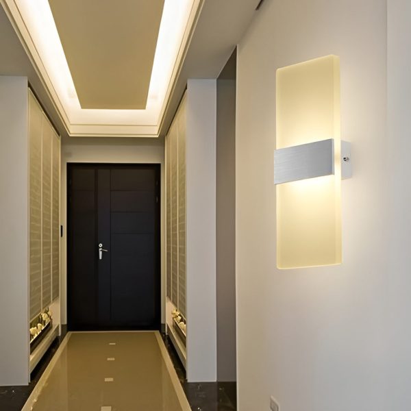 Rectangular Acrylic 6W LED Modern Wall Lamp Wall Sconce Lighting - Image 6