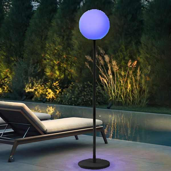 App Control RGB 16-Color LED Globe Floor Lamp - Image 2