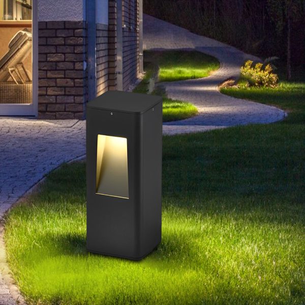 Modern LED Aluminum Pathway Lights with Front Slide Durable Outdoor Illumination
