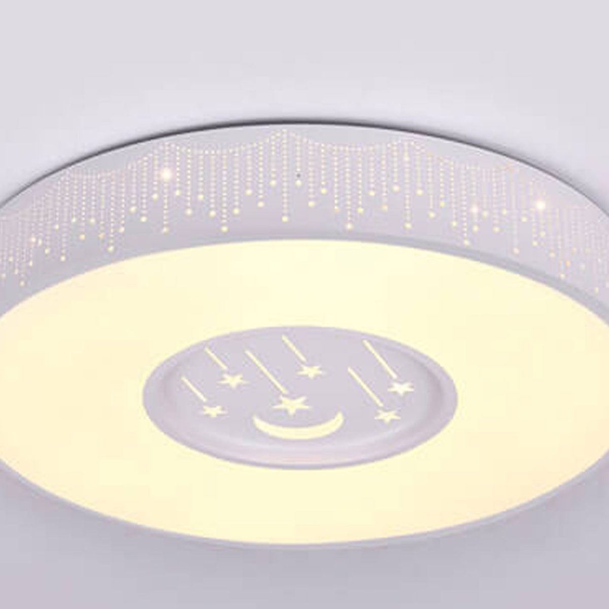 Modern Minimalist Starry Sky Round Children's LED Flush Mount Ceiling Light - Image 14