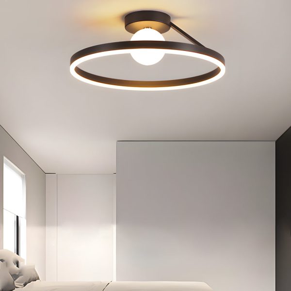 Round Minimalist Ball 3 Step Dimming Creative Modern Ceiling Lights Fixture - Image 4