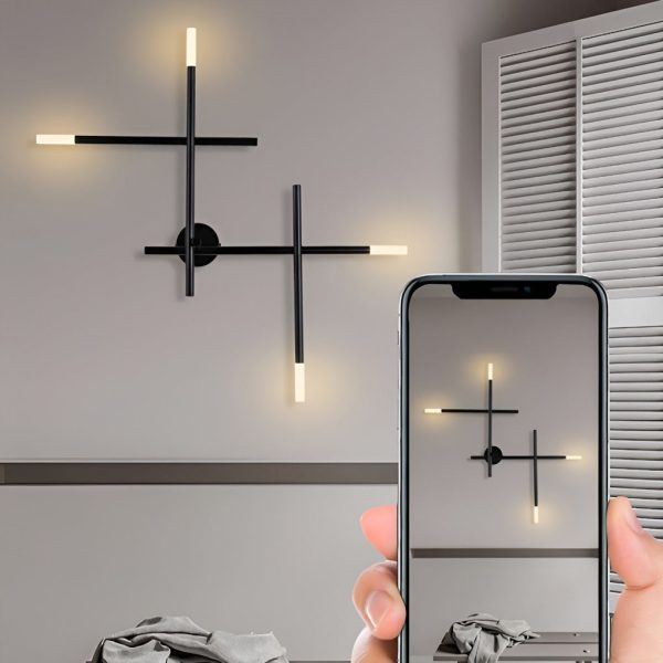 Creative Geometric Strip LED Modern Wall Lamp Wall Sconce Lighting - Image 8