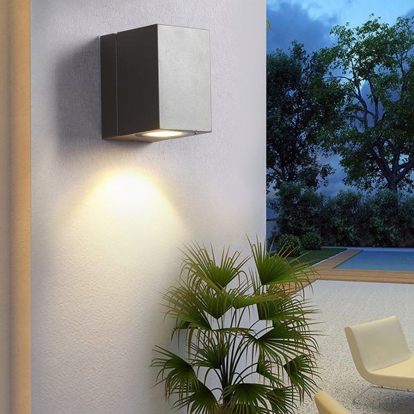 Square Adjustable Waterproof Motion Sensor LED Sconces Indoor Outdoor Wall Lamp Spot Lights - Image 3