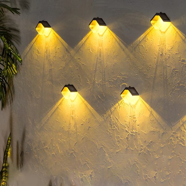 2Pcs Waterproof LED Multi Color Light Modern Solar Wall Washer Light - Image 10