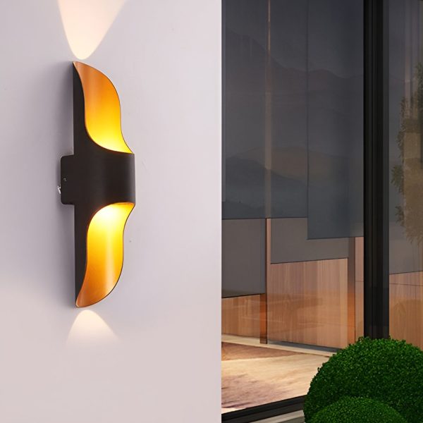 Waterproof Up and Down Lights LED Modern Outdoor Wall Sconces Lighting - Image 4