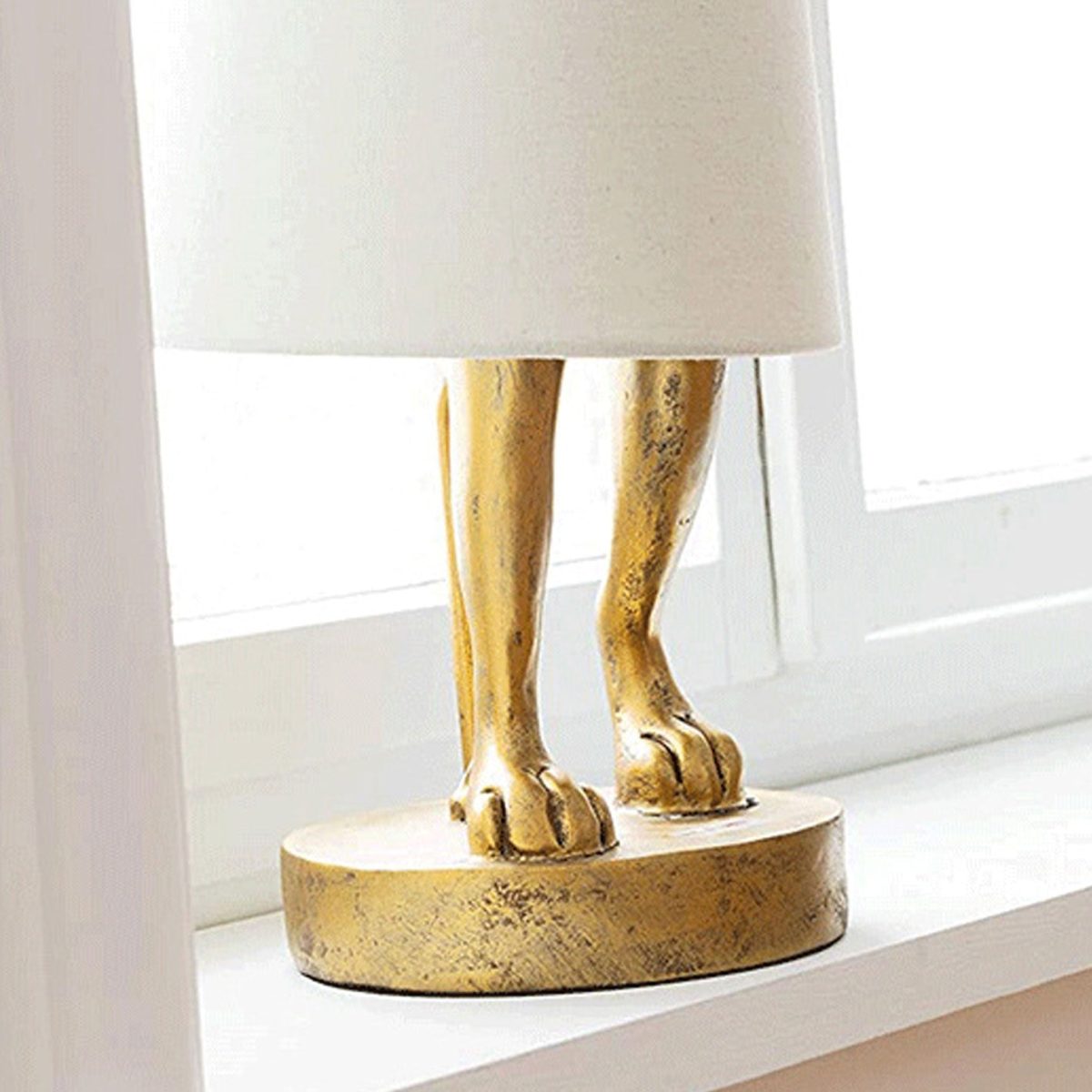 Nordic Apron Rabbit Resin 1-Light Table Lamp - Image 8