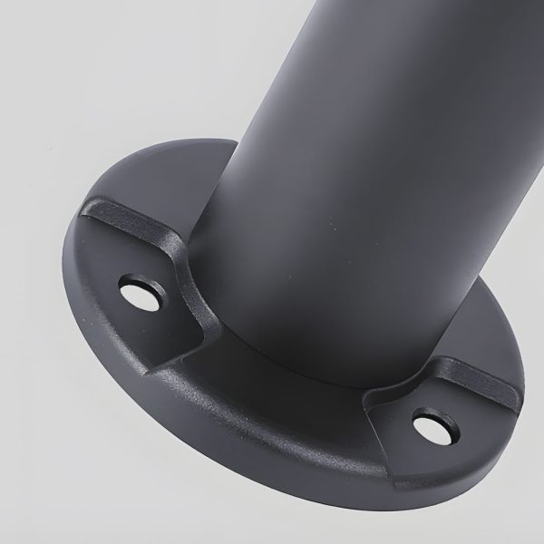 Black Solar Lawn Bollard Light - Image 6