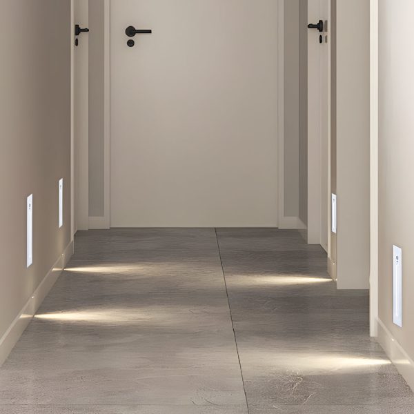 Vertical Motion Sensor LED Stair Light Wall Recessed Contemporary Lighting For Indoor and Outdoor Steps - Image 7