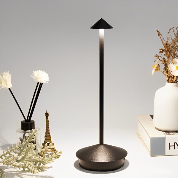Mini Triangle LED Table Lamp Dimmable - Image 2