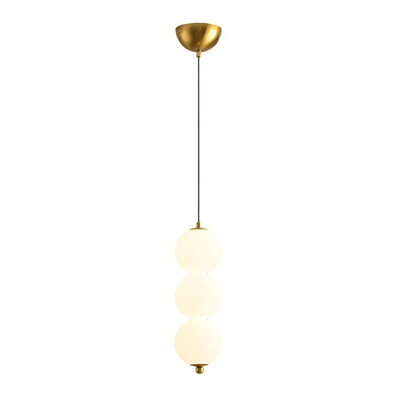 Modern Round String Vertical Balls Pendant Lamp Dimmable LED Chandelier - Image 17