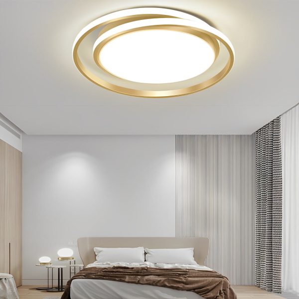 Circular LED Stepless Dimming Modern Ceiling Lights with Remote Control - Image 5