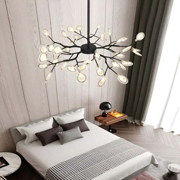 Branches Metal Acrylic Nordic Chandelier Ceiling Light Hanging Lamp - Image 8