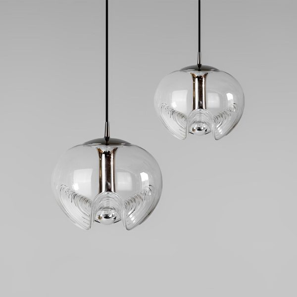 Retro Creative Electroplated Glass LED Modern Pendant Light Hanging Lamp - Image 6