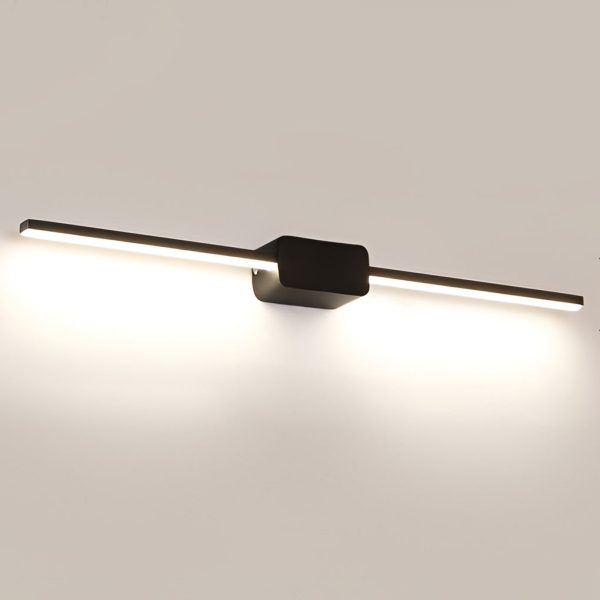 16''/24''/31'' Modern LED Linear Bathroom Vanity Light with Central Box Frame - Image 8