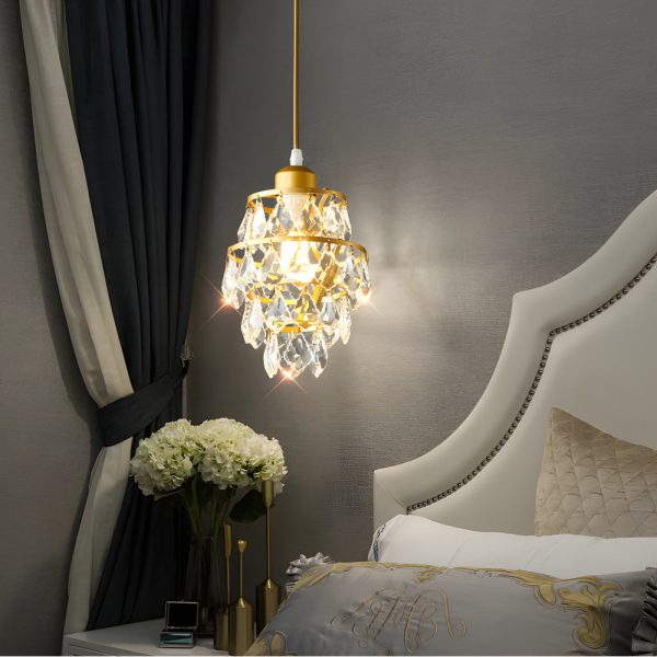 1-Light Mini Crystal Small Pendant Light - Image 3