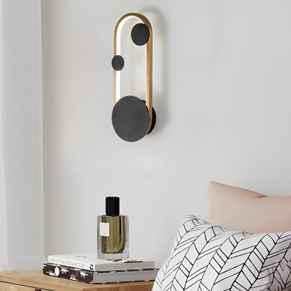 Round Decor Three Step Dimming LED Creative Nordic Wall Sconce Lighting - Image 4