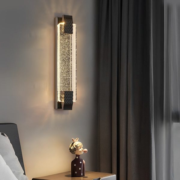 Crystal Bubbles Strip Three Step Dimming Post-Modern LED Wall Light Fixture - Image 3
