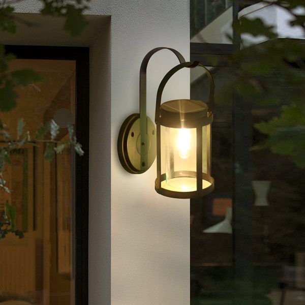 Portable Lantern Shaped LED Waterproof Modern Solar Plug in Wall Sconce Lighting - Image 3